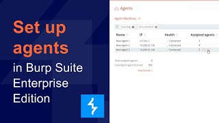 How to set up scanning machines in Burp Suite Enterprise Edition