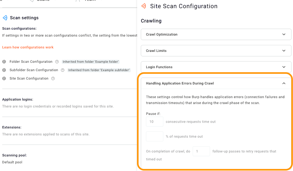 configuration details